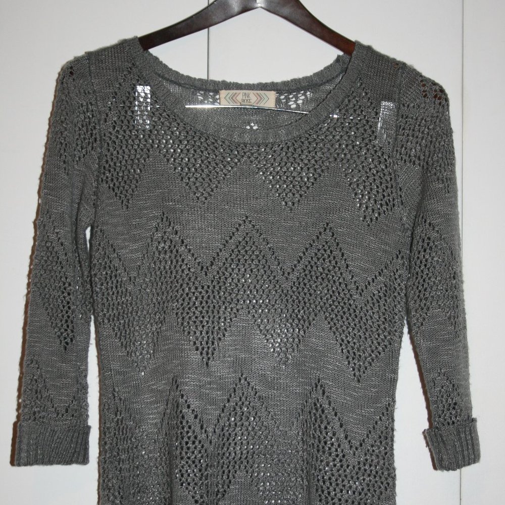 Pink Rose summer sweater, light and airy!